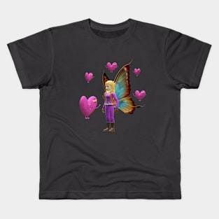 butterfly girl Kids T-Shirt